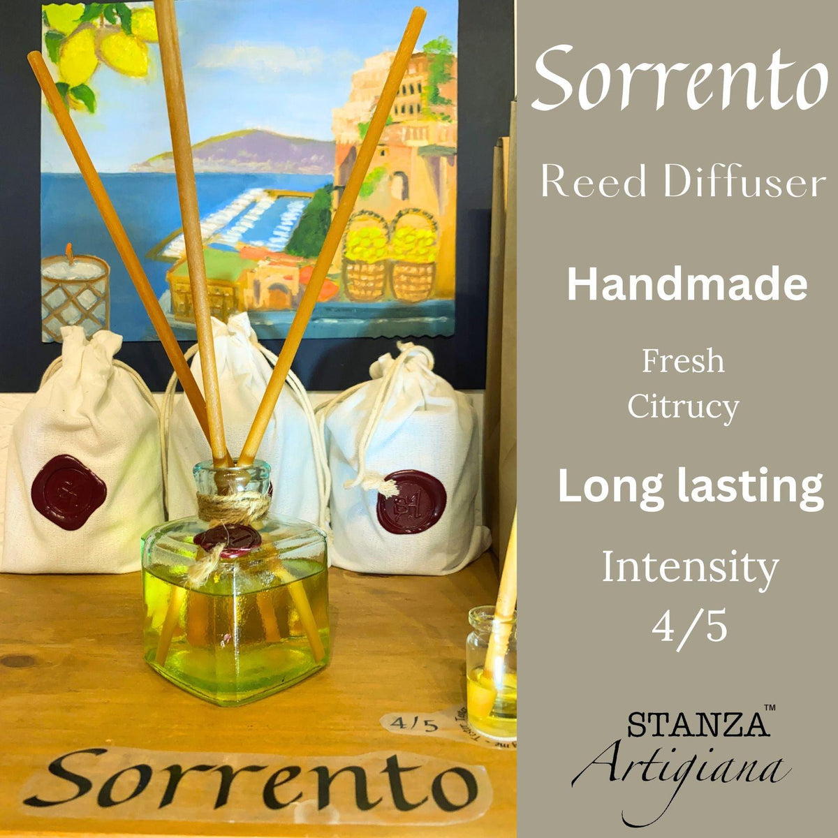 Citrus Fresh Reed Diffuser – Sorrento
