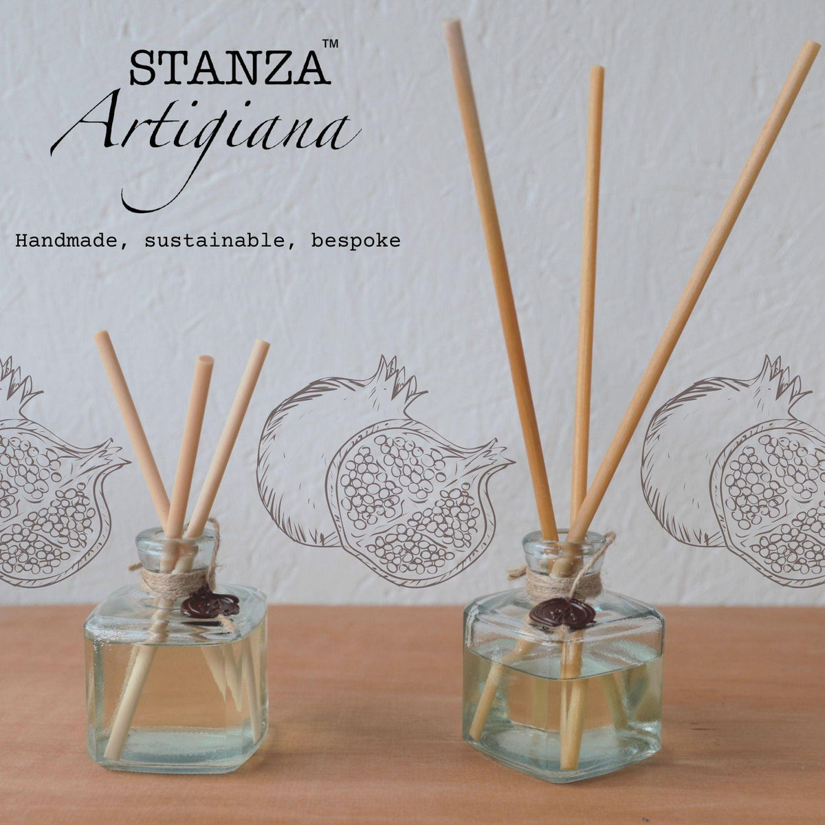 Dark Pomegranate Reed Diffuser – Ischia